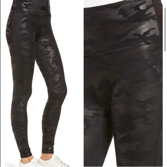Spanx Camo Faux Leather leggings - Picture 4 of 11